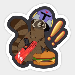 Vile Raccoon Sticker
